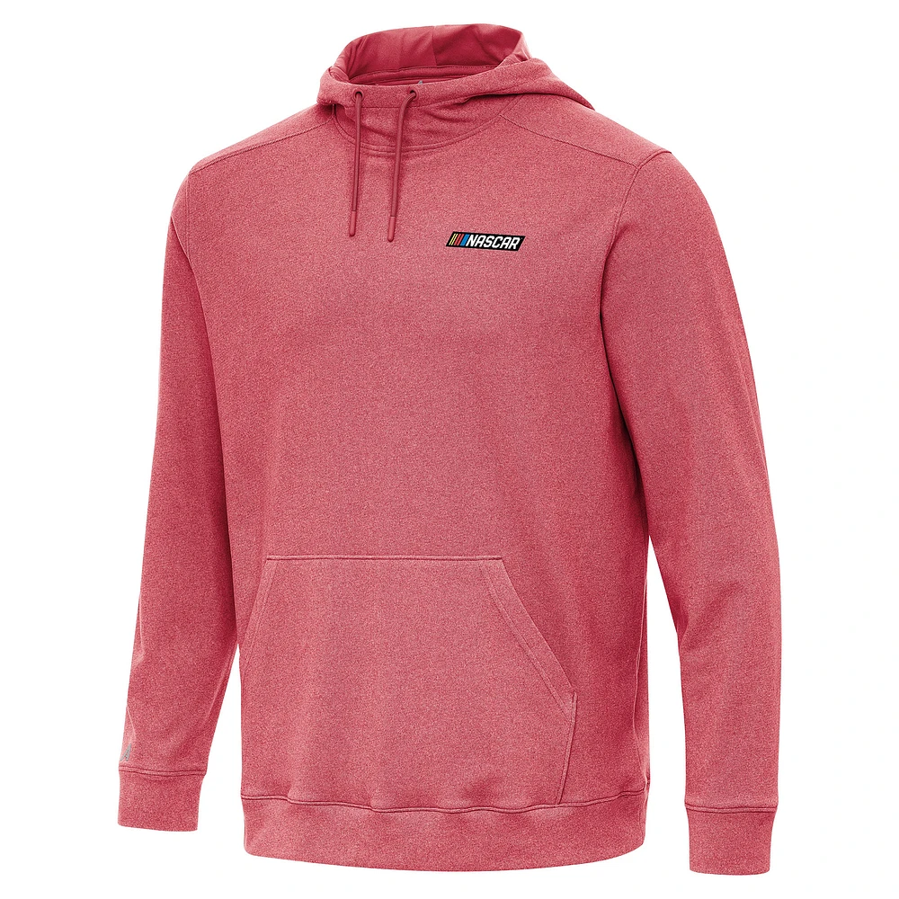 Men's Antigua Heather NASCAR Cloud Pullover Hoodie