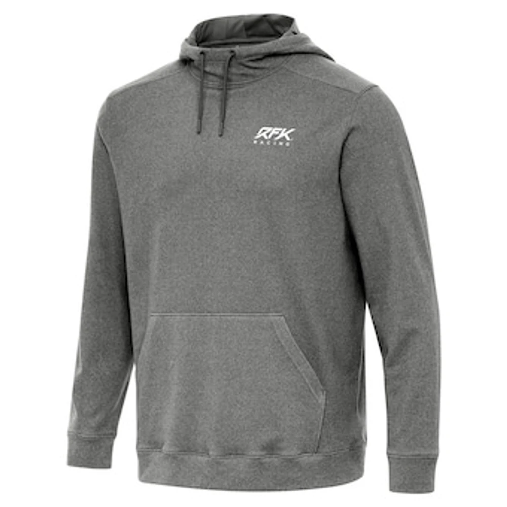 Men's Antigua Heather Roush Fenway Keselowski Racing Cloud Pullover Hoodie
