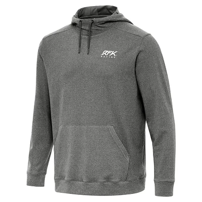 Men's Antigua Heather Roush Fenway Keselowski Racing Cloud Pullover Hoodie