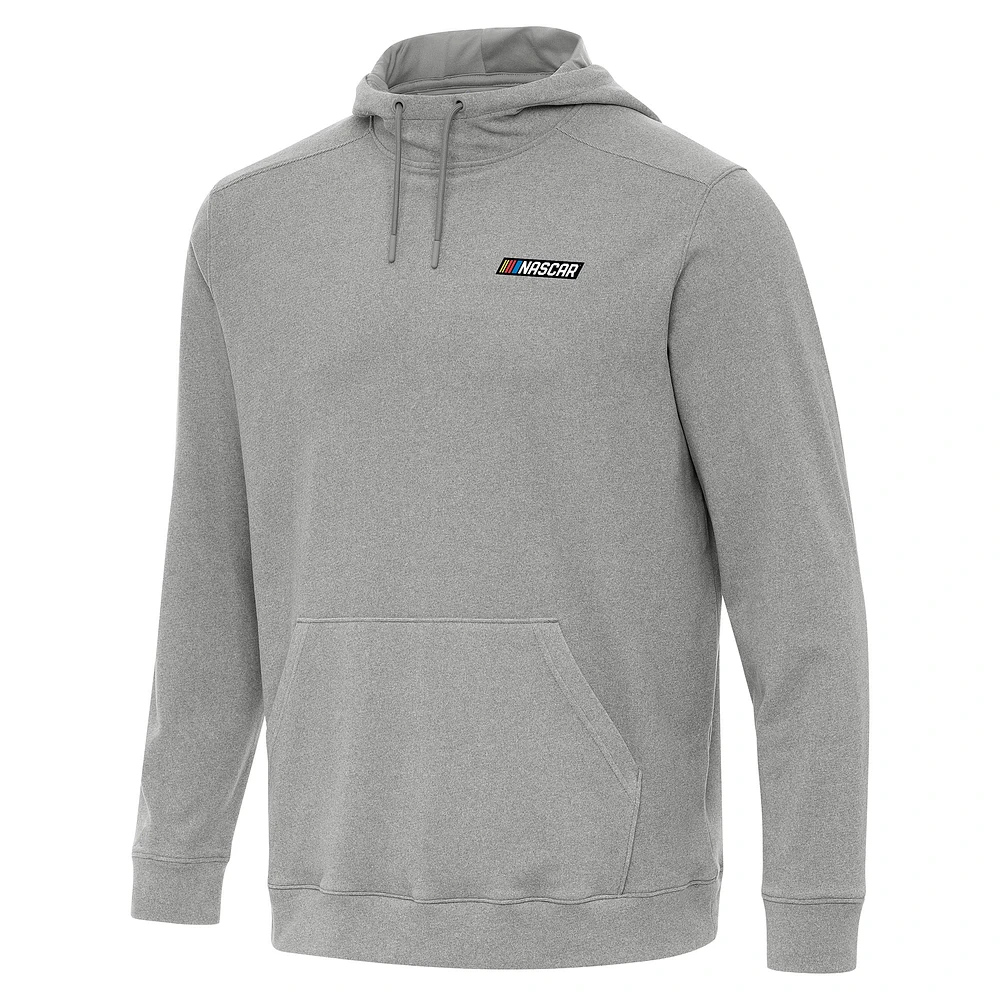 Men's Antigua Heather NASCAR Cloud Pullover Hoodie