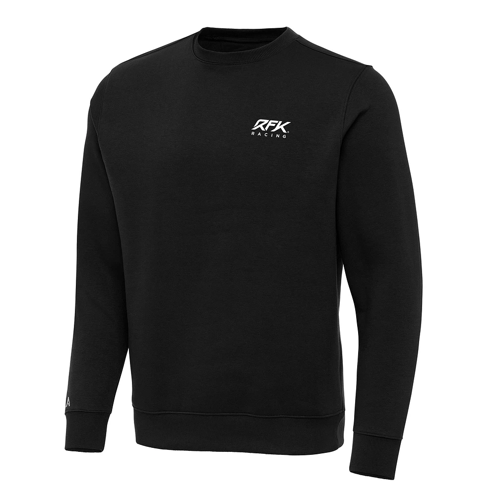 Men's Antigua Black Roush Fenway Keselowski Racing Victory Pullover Sweatshirt