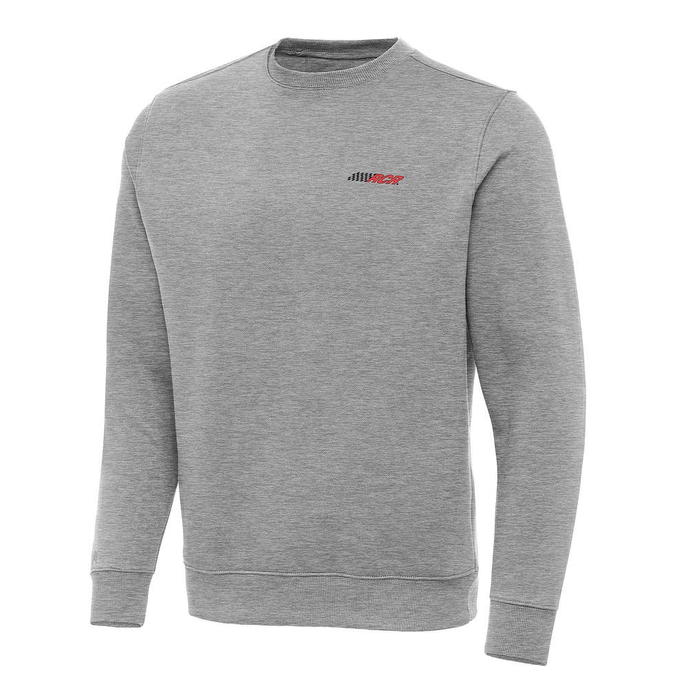 Men's Antigua Heather Gray Richard Childress Racing Victory Pullover Sweatshirt