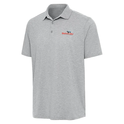 Men's Antigua Heather Gray Watkins Glen International Par 3 Polo