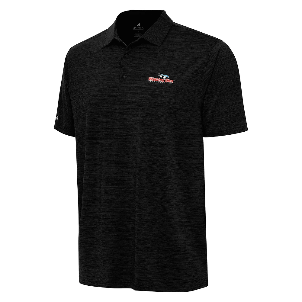 Men's Antigua Heather Watkins Glen International Layout Polo