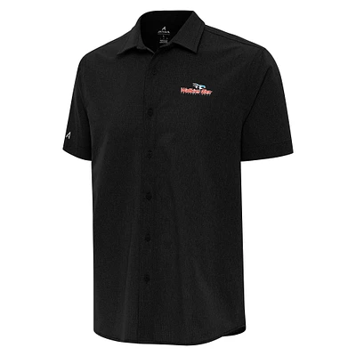 Men's Antigua Watkins Glen International Activate Full-Button Short Sleeve Top