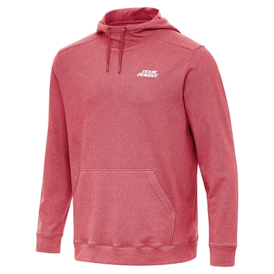 Men's Antigua Heather Team Penske Cloud Pullover Hoodie