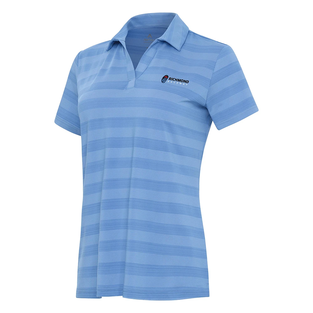 Women's Antigua Powder Blue Richmond Raceway Tunnel Polo