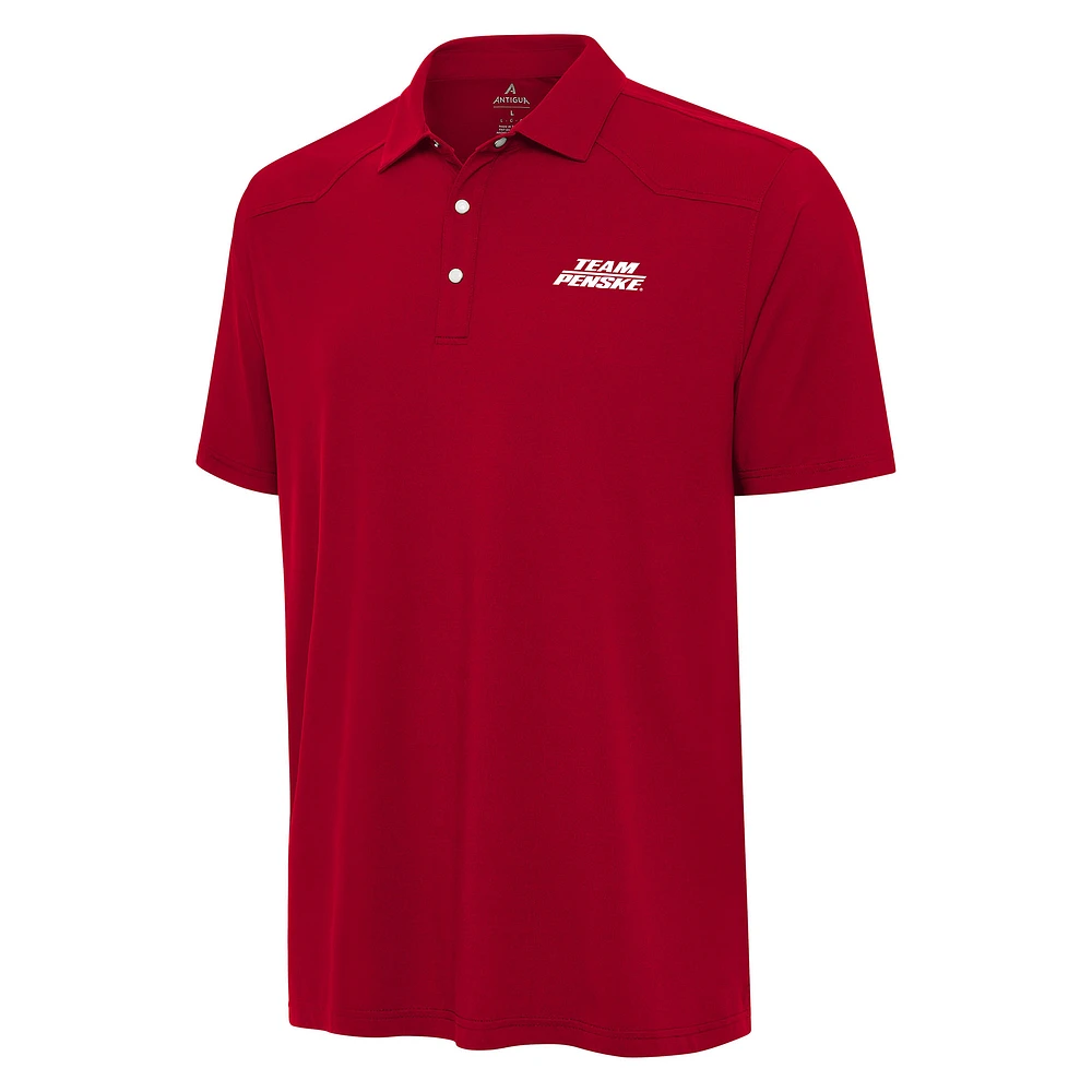 Men's Antigua Red Team Penske Western Polo