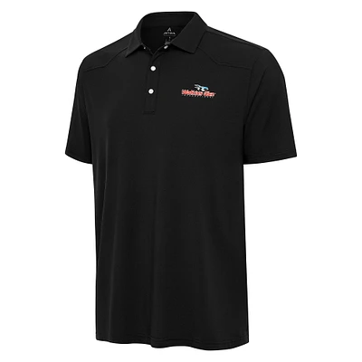 Men's Antigua Black Watkins Glen International Western Polo