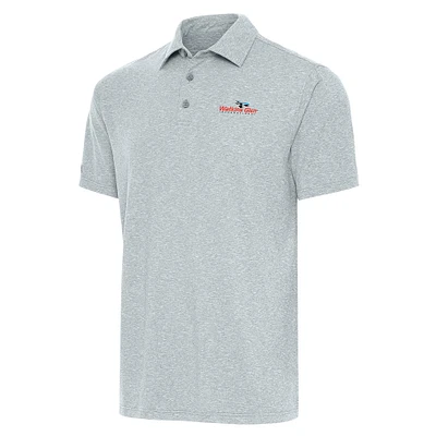 Men's Antigua Heather Gray Watkins Glen International Big & Tall Par 3 Polo