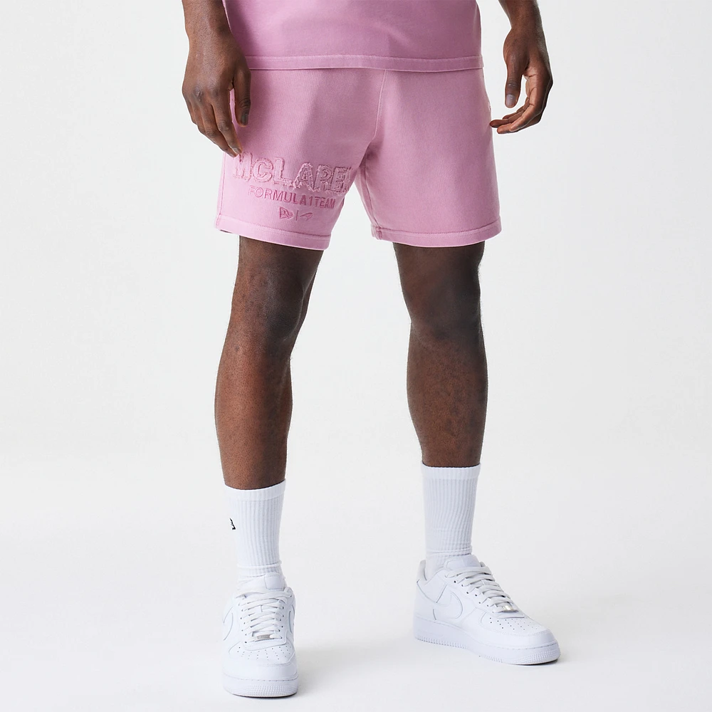 Men's New Era McLaren F1 Team Acid Washed Drawstring Shorts