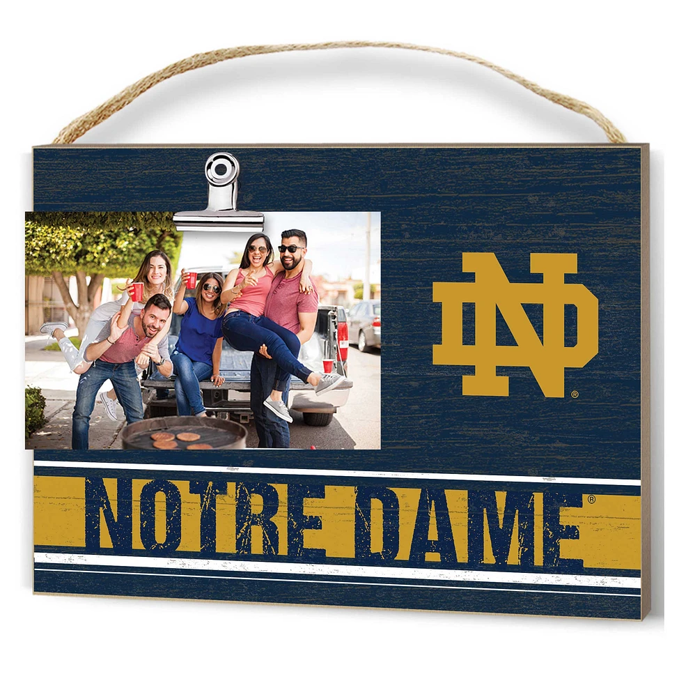 Notre Dame Fighting Irish Clip It Wooden Photo Frame