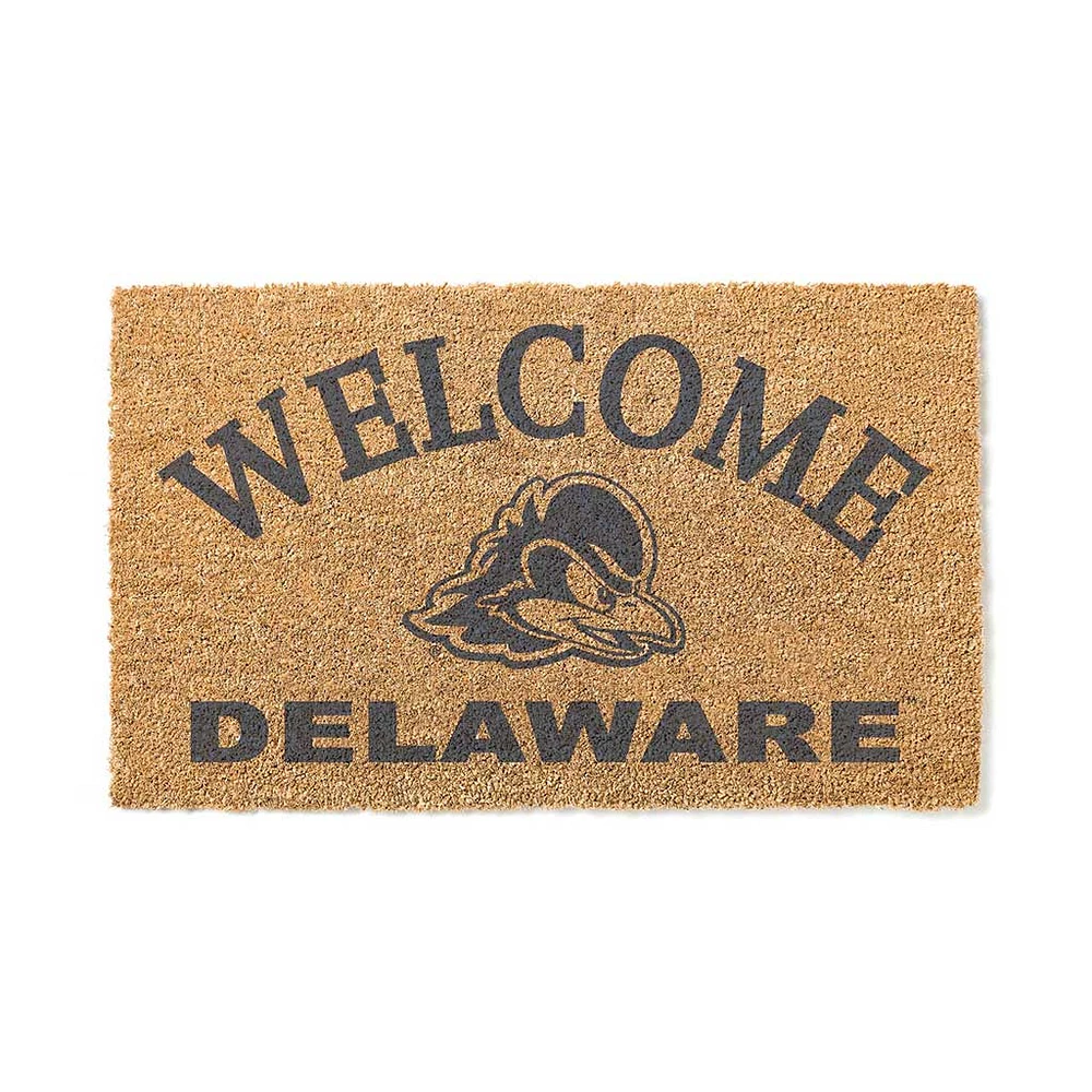 Delaware Fightin' Blue Hens 18" x 34" Welcome Coir Doomat