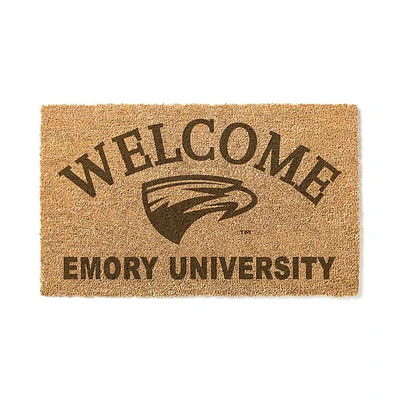 Emory Eagles 18" x 34" Welcome Coir Doomat