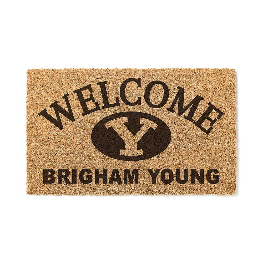 BYU Cougars 18" x 34" Welcome Coir Doomat