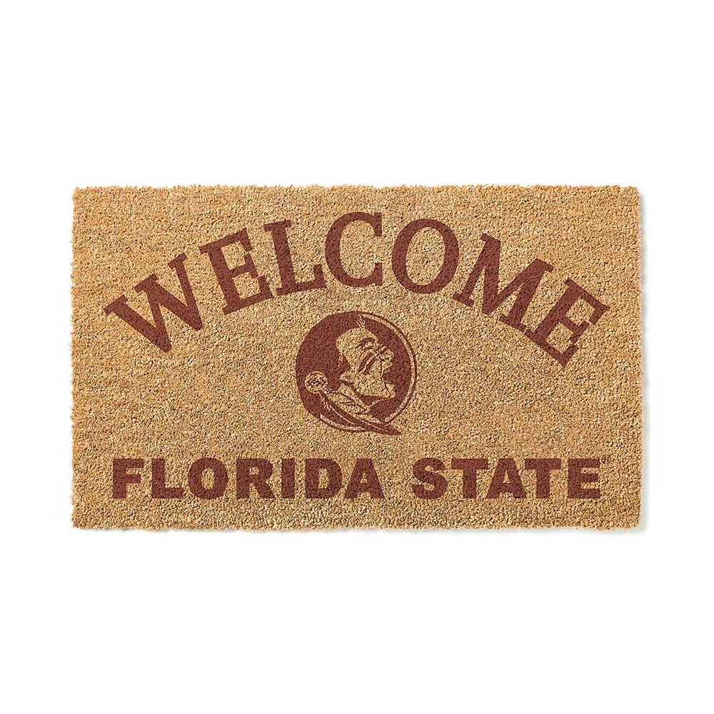 Florida State Seminoles 18" x 34" Welcome Coir Doomat