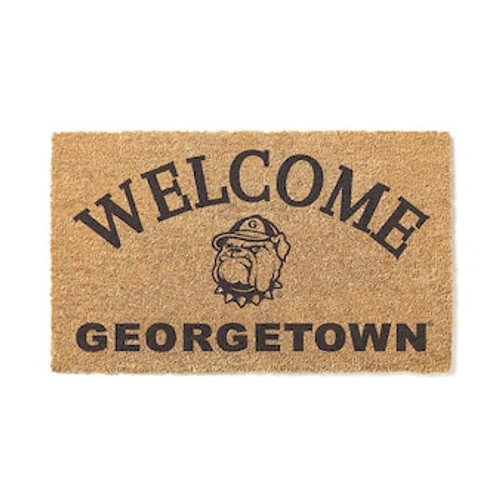 Georgetown Hoyas 18" x 34" Welcome Coir Doomat