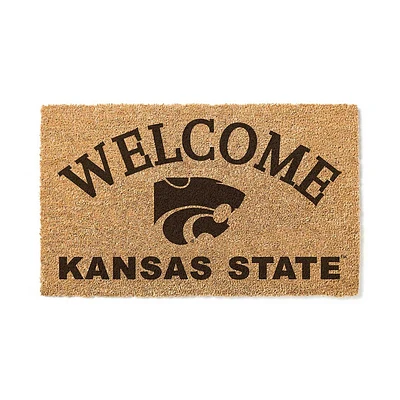 Kansas State Wildcats 18" x 34" Welcome Coir Doomat