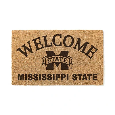 Mississippi State Bulldogs 18" x 34" Welcome Coir Doomat