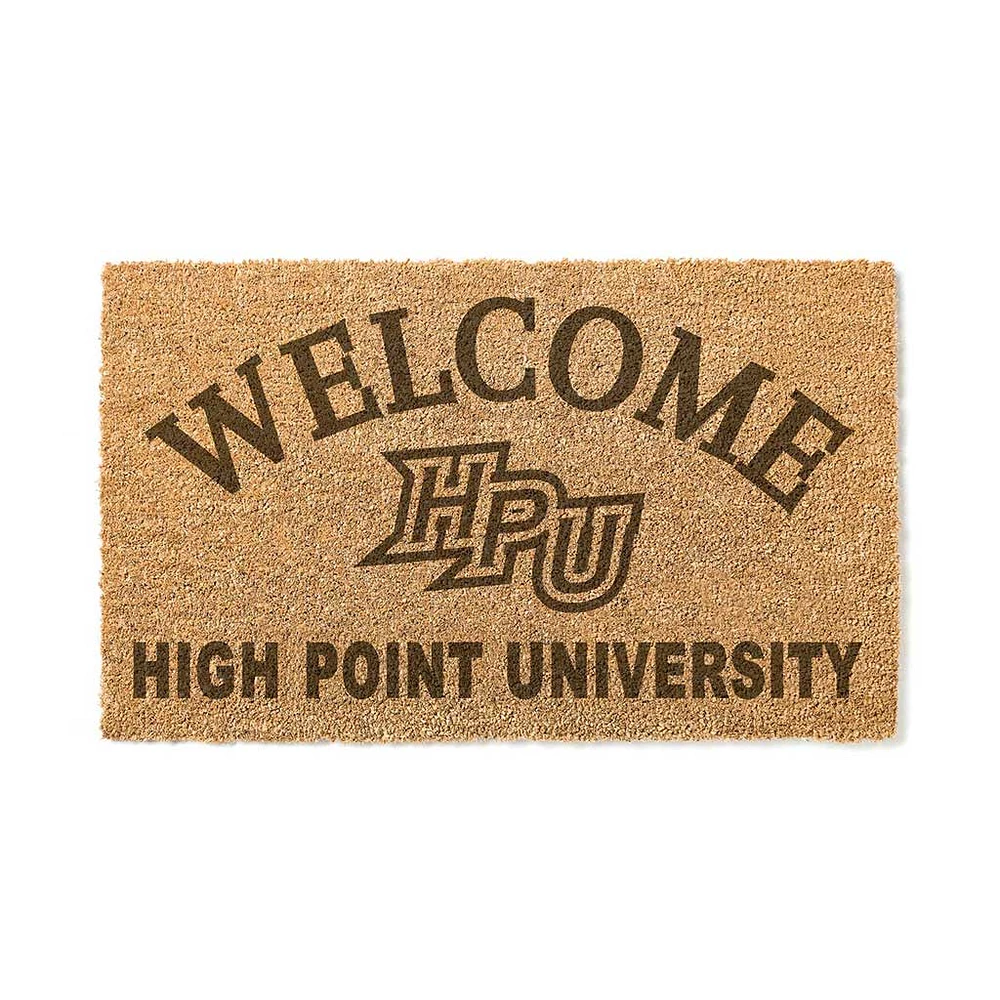 High Point Panthers 18" x 34" Welcome Coir Doomat