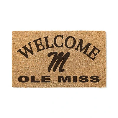 Ole Miss Rebels 18" x 34" Welcome Coir Doormat
