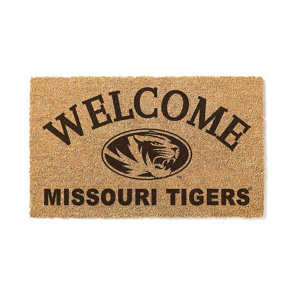 Missouri Tigers 18" x 34" Welcome Coir Doomat