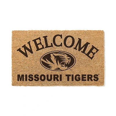 Missouri Tigers 18" x 34" Welcome Coir Doomat