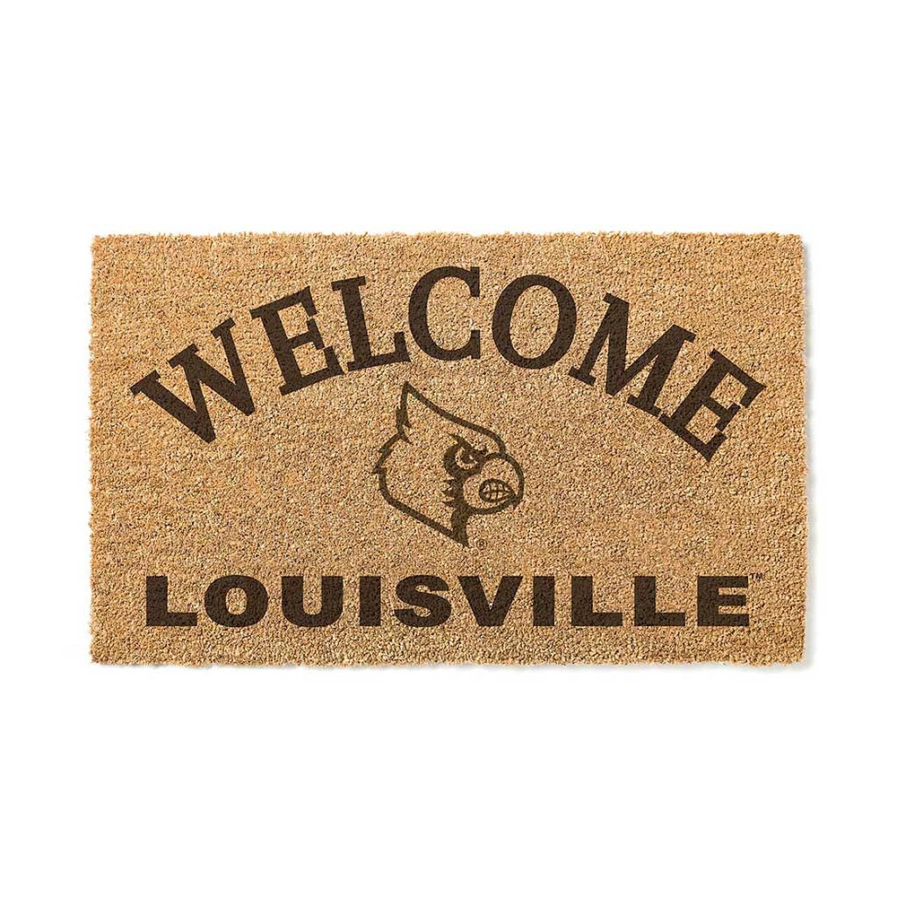 Louisville Cardinals 18" x 34" Welcome Coir Doomat