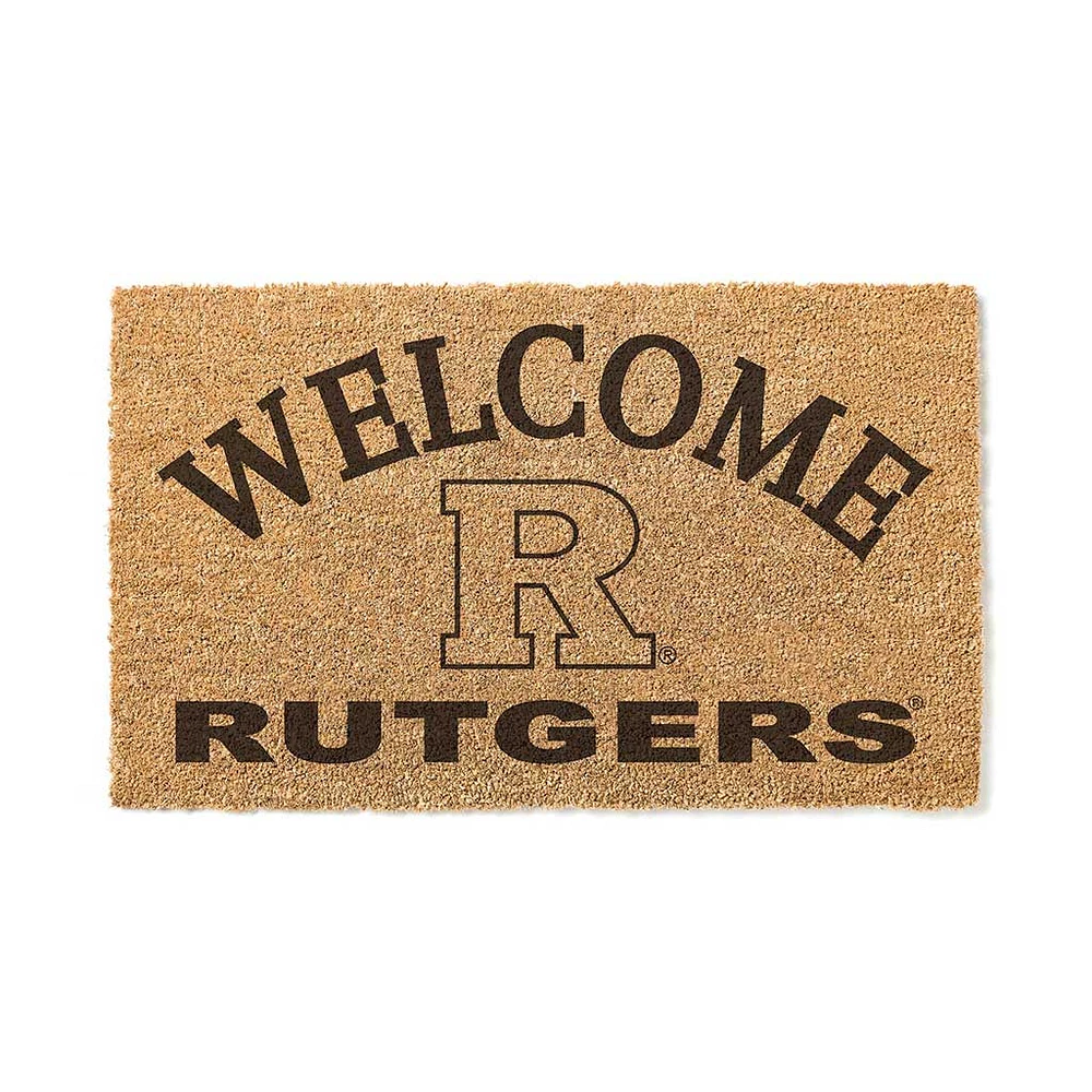 Rutgers Scarlet Knights 18" x 34" Welcome Coir Doomat