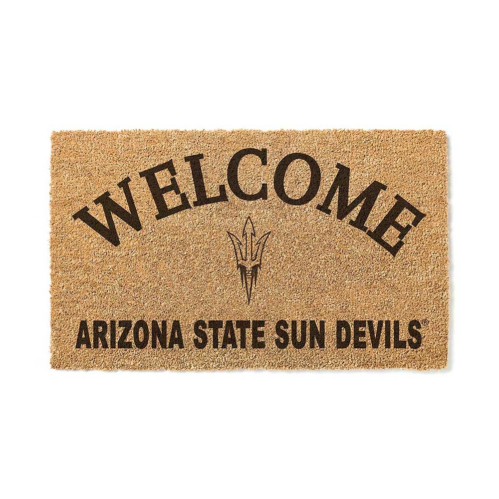 Arizona State Sun Devils 18" x 34" Welcome Coir Doormat