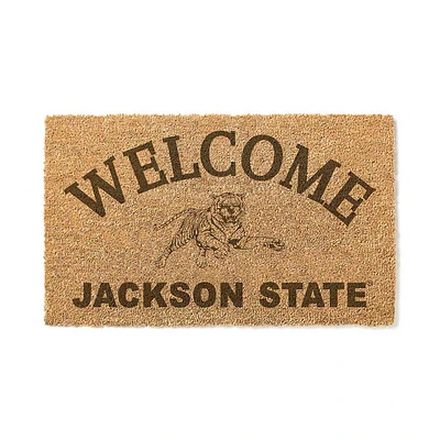 Jackson State Tigers 18" x 34" Welcome Coir Doomat
