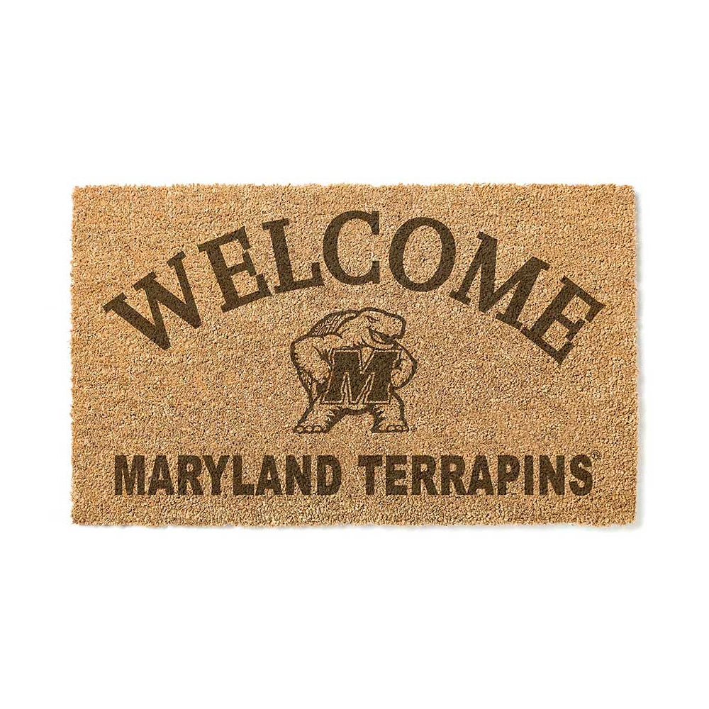 Maryland Terrapins 18" x 34" Welcome Coir Doomat