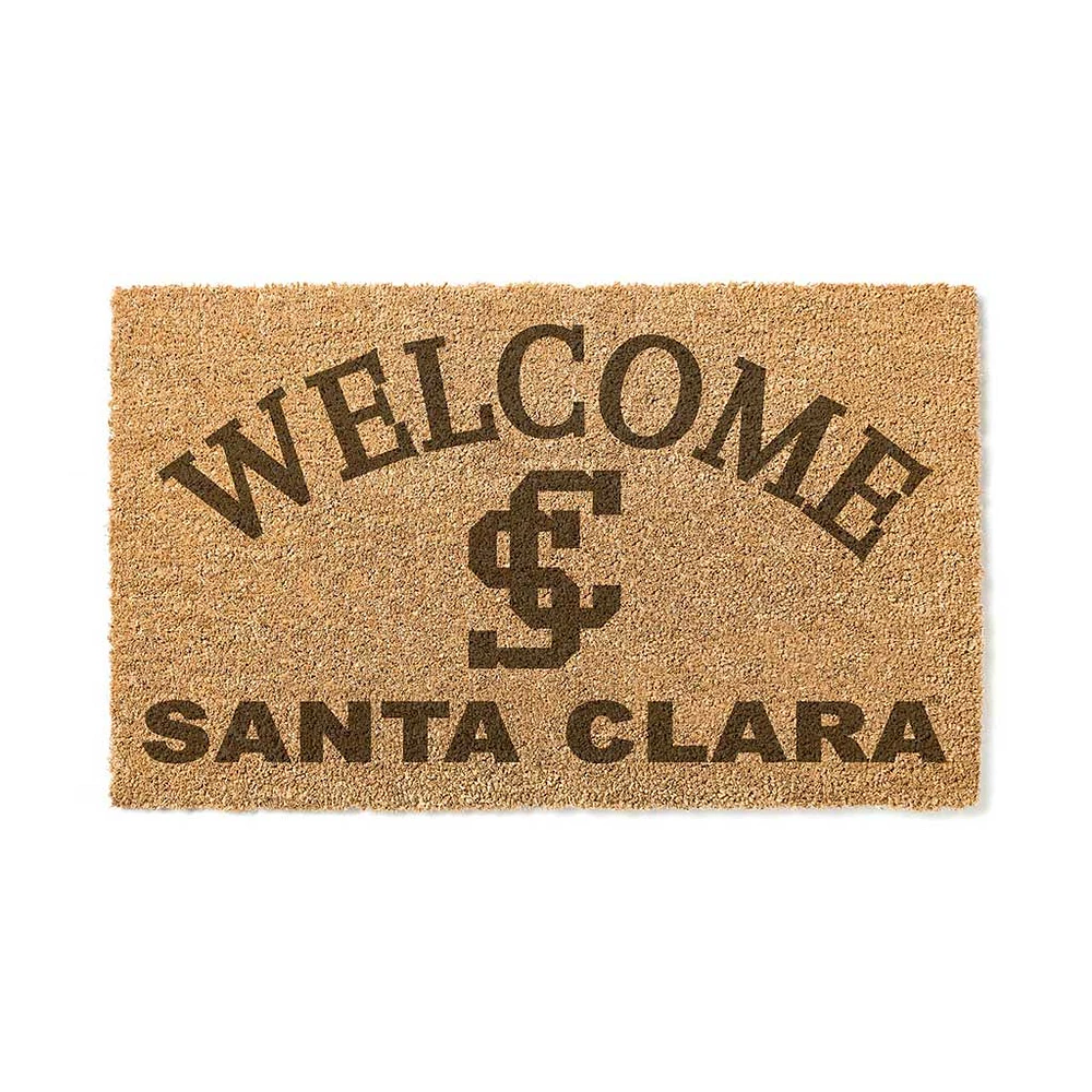 Santa Clara Broncos 18" x 34" Welcome Coir Doomat