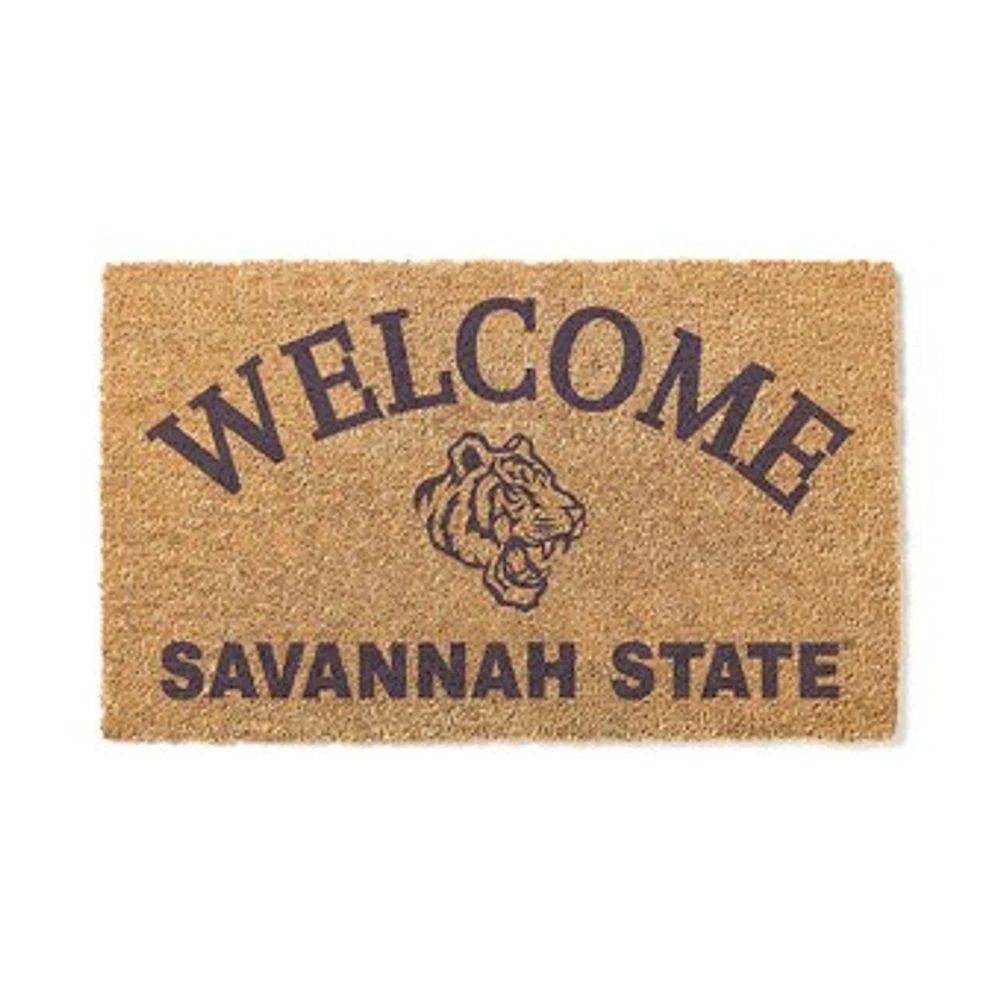 Savannah State Tigers 18" x 34" Welcome Coir Doomat