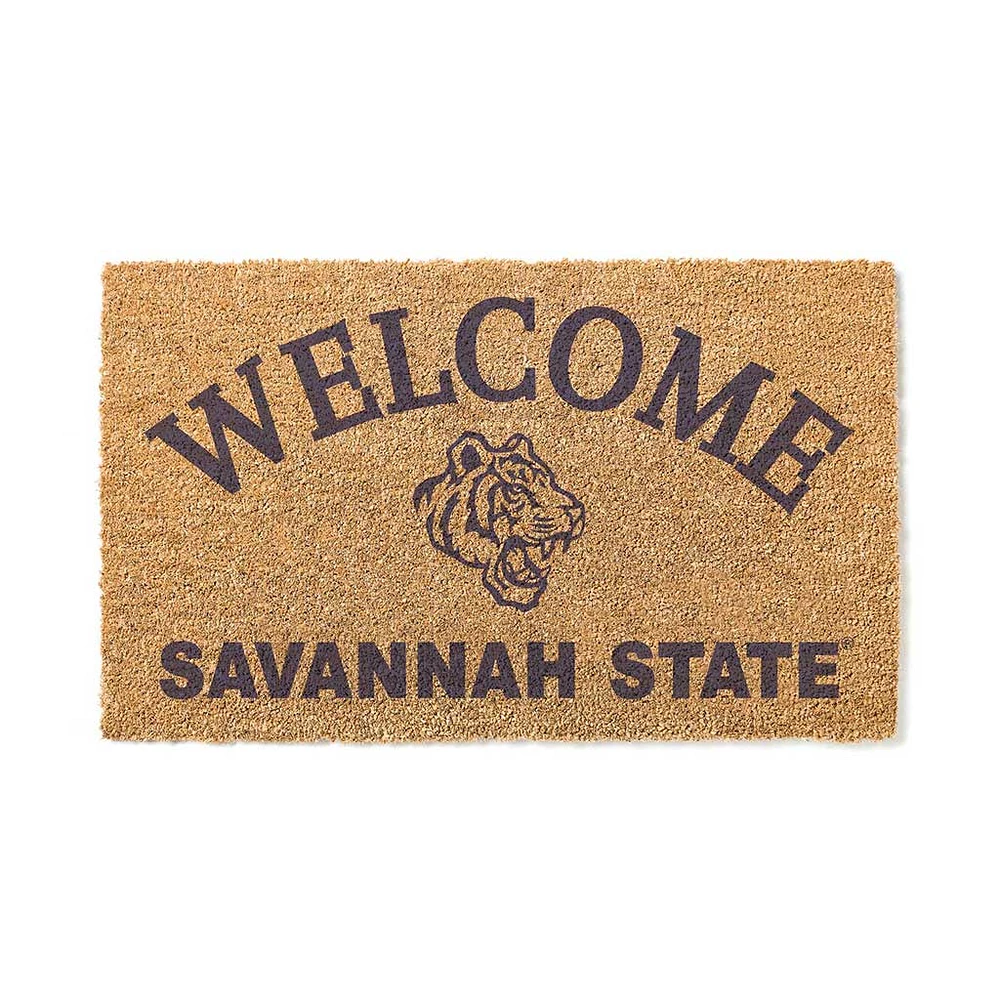Savannah State Tigers 18" x 34" Welcome Coir Doomat