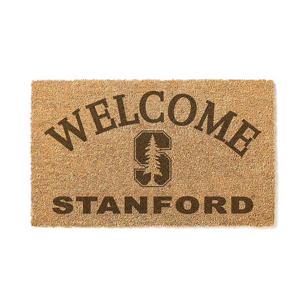 Stanford Cardinal 18" x 34" Welcome Coir Doomat