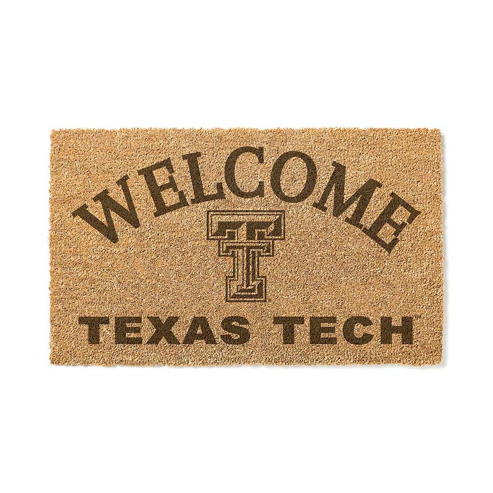Texas Tech Red Raiders 18" x 34" Welcome Coir Doomat