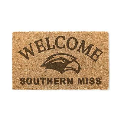 Southern Miss Golden Eagles 18" x 34" Welcome Coir Doomat