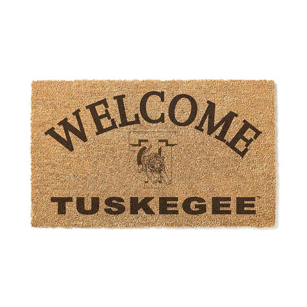 Tuskegee Golden Tigers 18" x 34" Welcome Coir Doormat