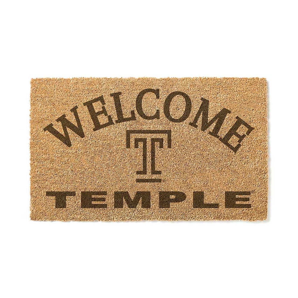 Temple Owls 18" x 34" Welcome Coir Doomat