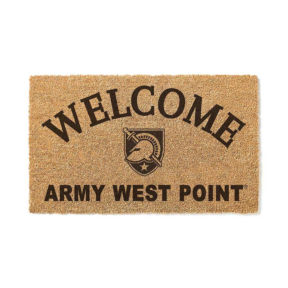 Army Black Knights 18" x 34" Welcome Coir Doormat