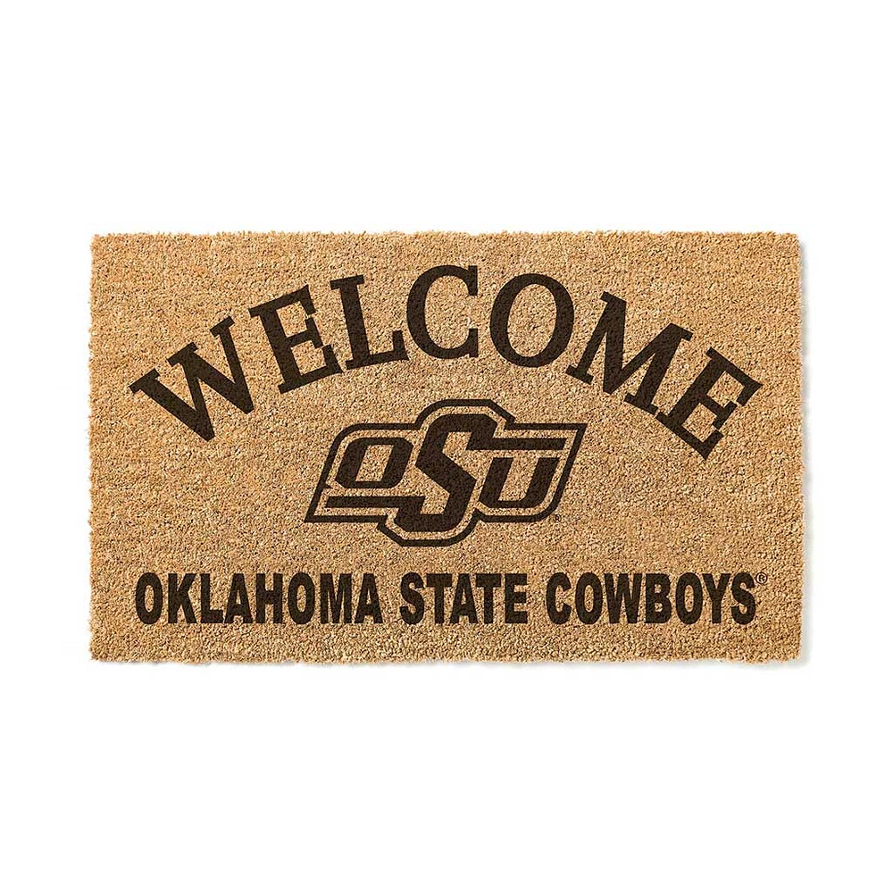 Oklahoma State Cowboys 18" x 34" Welcome Coir Doomat