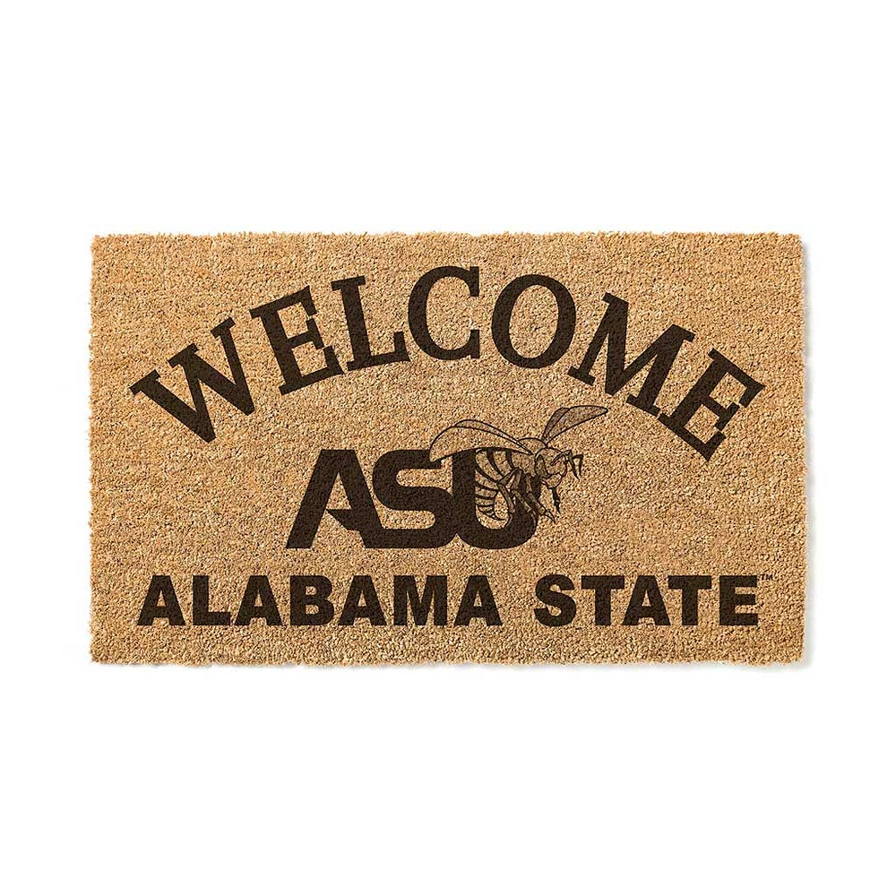 Alabama State Hornets 18" x 34" Welcome Coir Doomat
