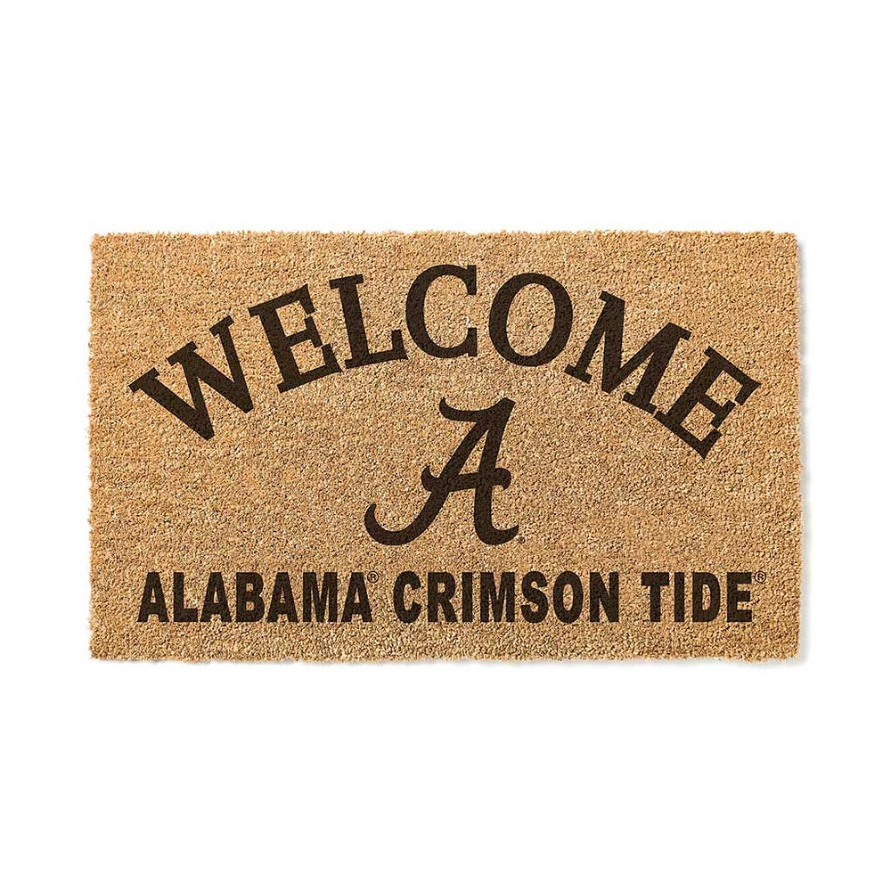 Alabama Crimson Tide 18" x 34" Welcome Coir Doomat