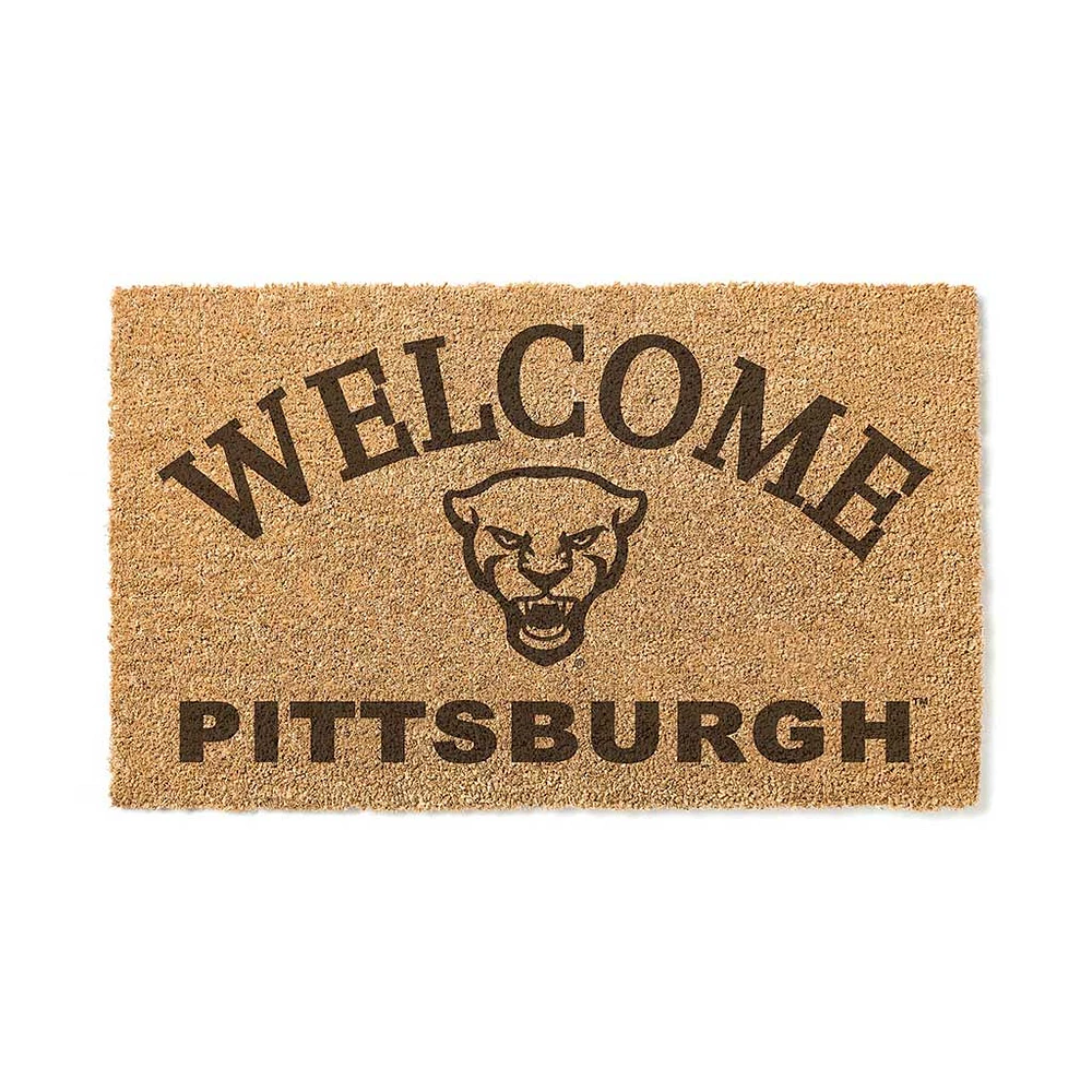 Pitt Panthers 18" x 34" Welcome Coir Doomat