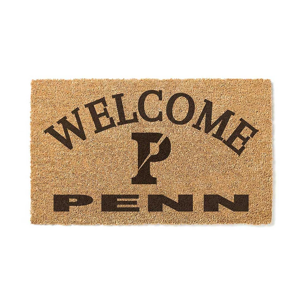 Pennsylvania Quakers 18" x 34" Welcome Coir Doomat