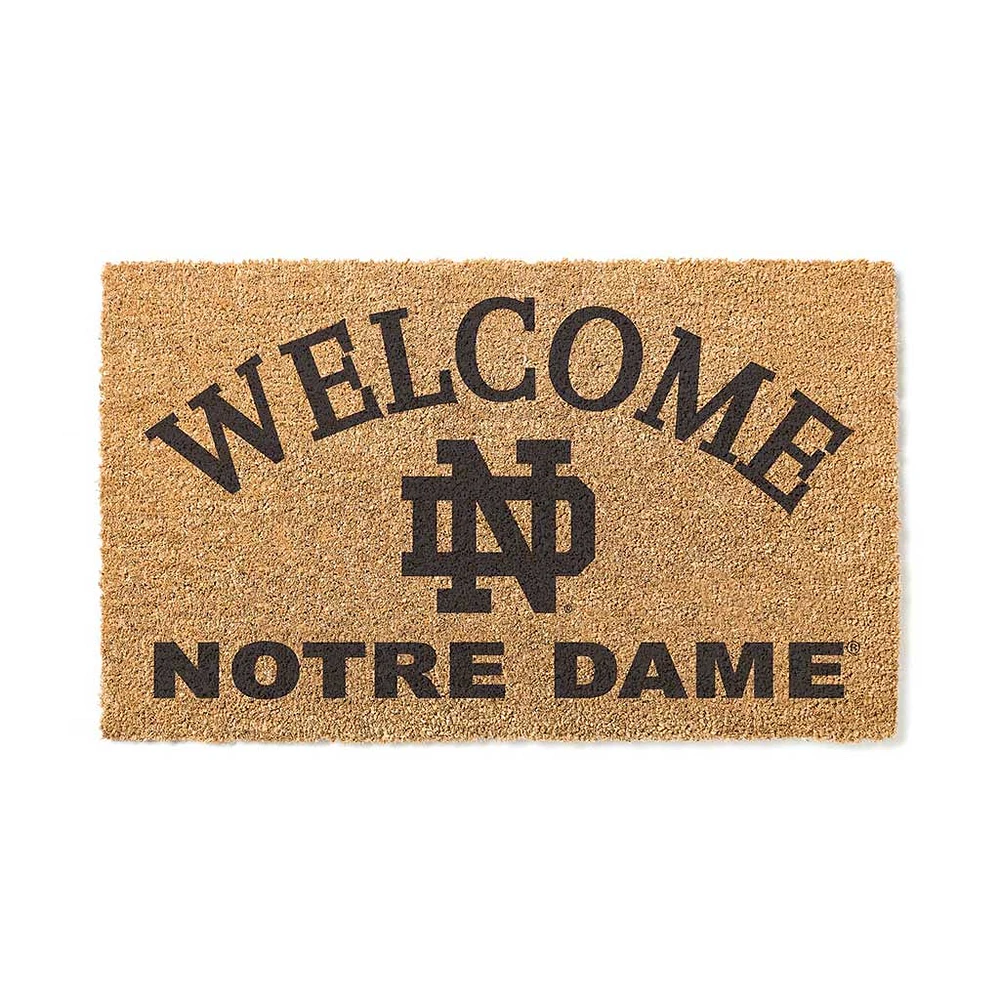 Notre Dame Fighting Irish 18" x 34" Welcome Coir Doomat