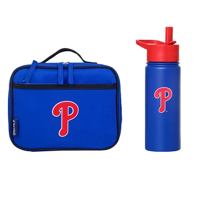 Wildkin Philadelphia Phillies 18oz. Water Bottle & Lunch Box Set