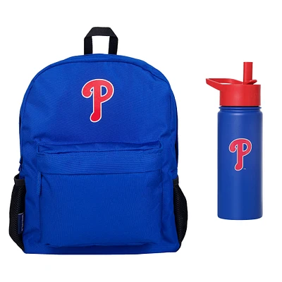 Wildkin Philadelphia Phillies Backpack & 18 oz. Water Bottle 2-Piece Set