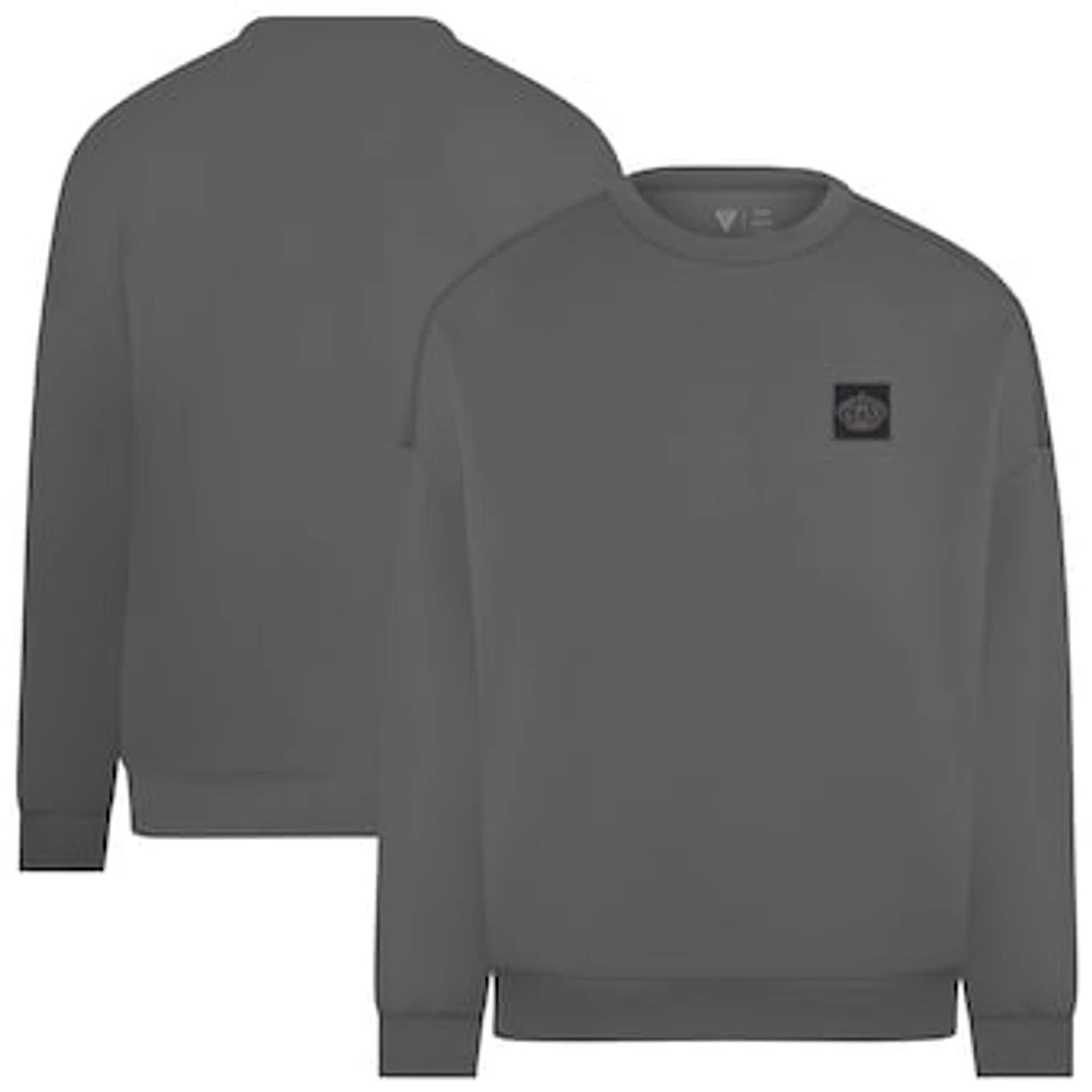 Men's Levelwear Gray Los Angeles Kings Luxe Signature Heirloom Tri-Blend Pullover Sweatshirt